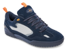 The men's navy and orange ES Quattro sneaker should be replaced with the product name "ES QUATTRO NAVY / GREY" and the brand name "ES".