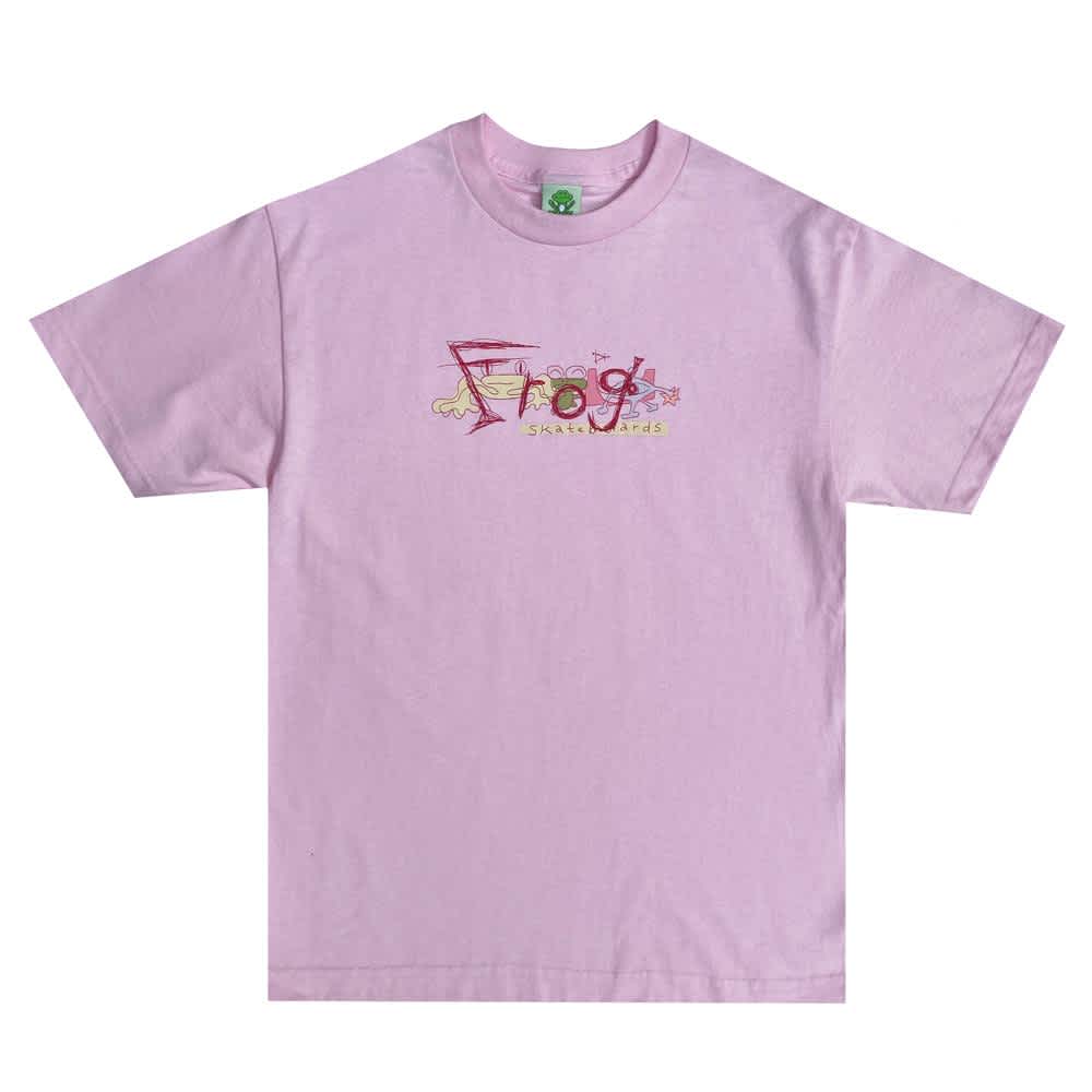 A FROG pink tee with the word 'freak' on it.