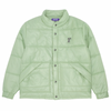 A FUCKING AWESOME DILL PUFFER JACKET JADE with a small logo on the chest.