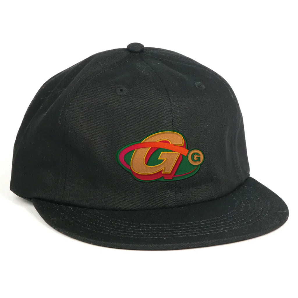 A black Gas Giants Gas Orbit Hat features a vibrant "G" logo on the front and has a curved brim.