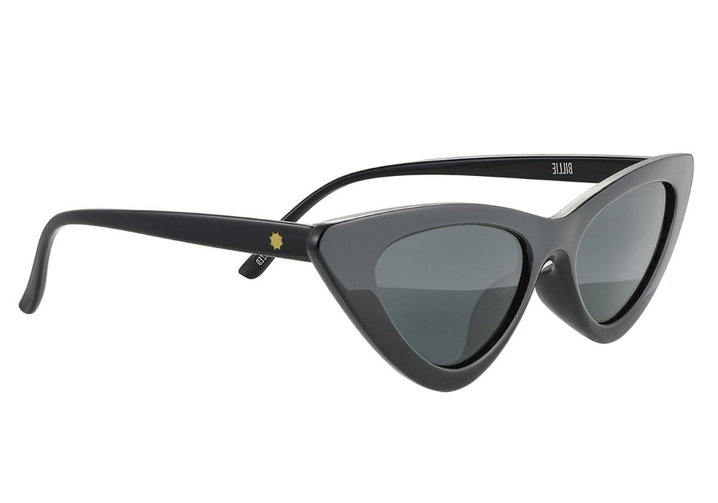 A pair of Glassy sunglasses with a cat-eye shape.