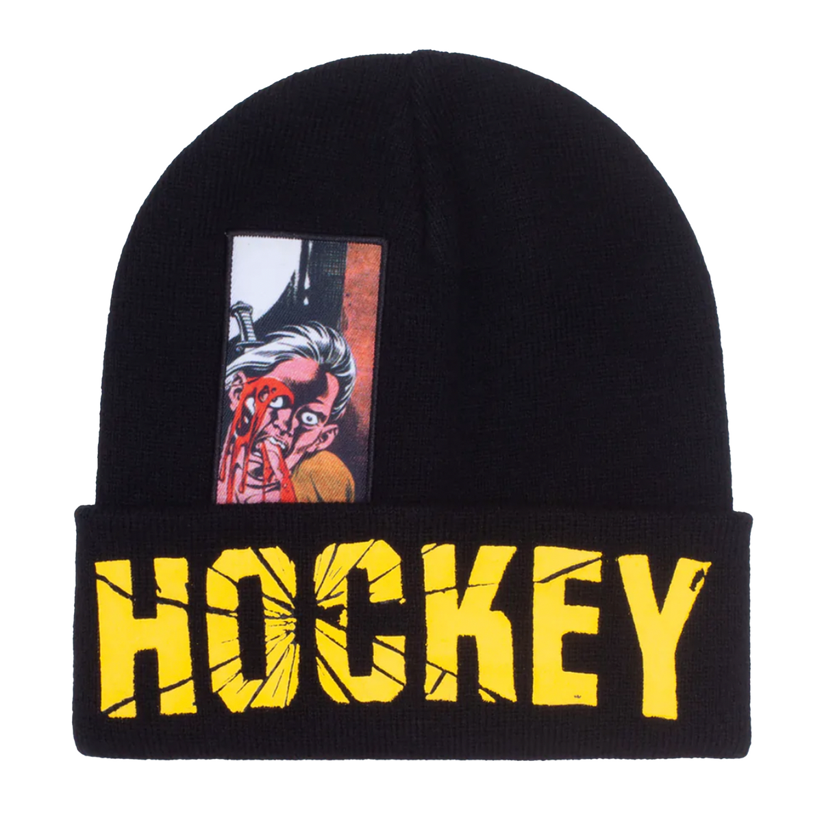 HOCKEY SIKMURA BEANIE BLACK– Bluetile Skateboards