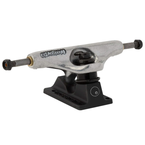 An INDEPENDENT 149 HOLLOW WINKOWSKI BALLR skateboard truck on a white background.