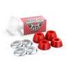 A box containing a set of INDEPENDENT 88A SOFT BUSHINGS RED suitable for Independent trucks.
