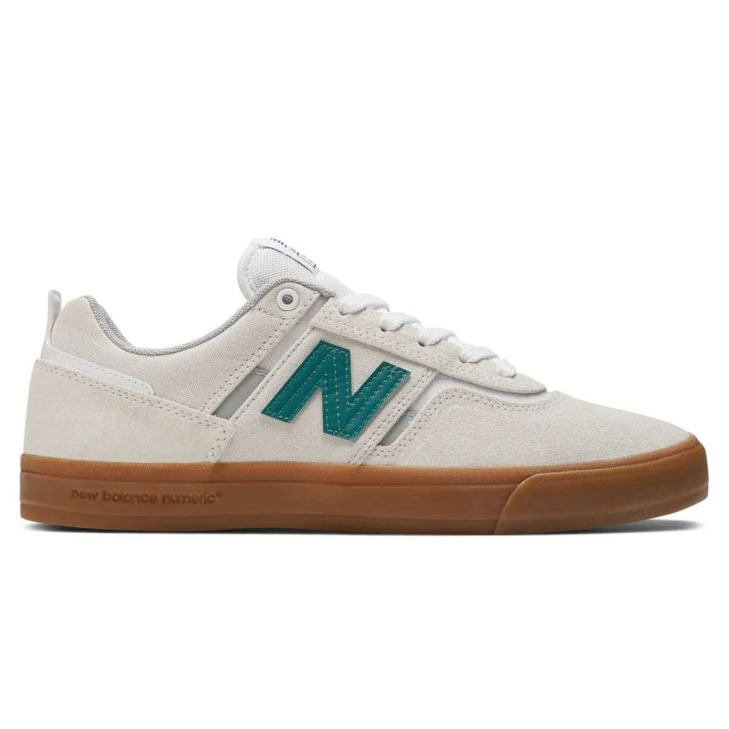 A white and green NB Numeric FOY 306 shoes.