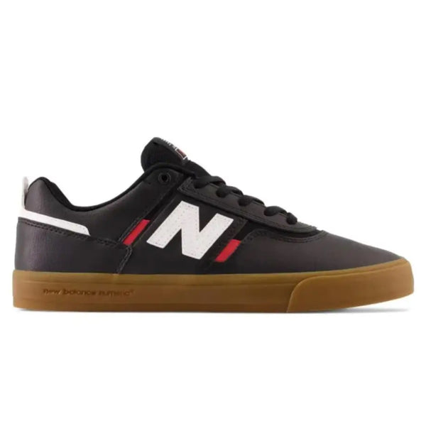 A NB NUMERIC FOY 306 BLACK / RED / GUM shoe.