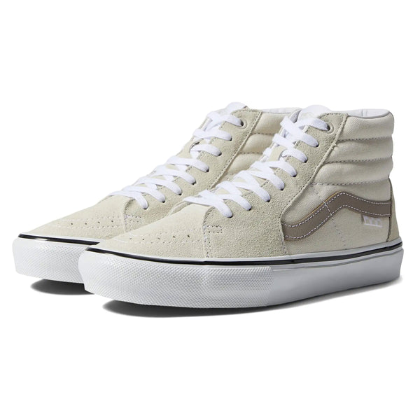 VANS SKATE SK8-HI BONE WHITE sneakers in beige.