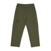 A picture of a pair of POLAR '93! CARGO KHAKI GREEN pants.