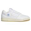 A ADIDAS FORUM 84 LOW ADV WHITE / BLUE sneakers with gum soles.