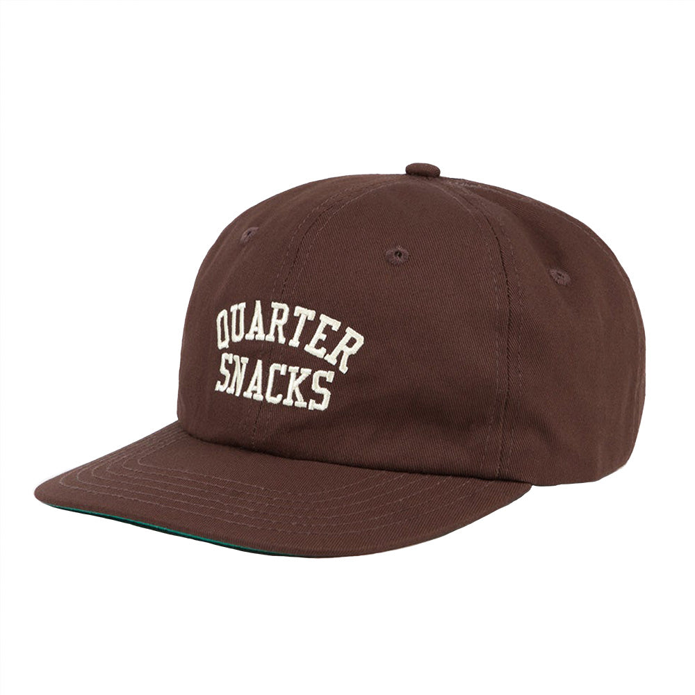 QUARTERSNACKS CLASSIC ARCH CAP BROWN– Bluetile Skateboards