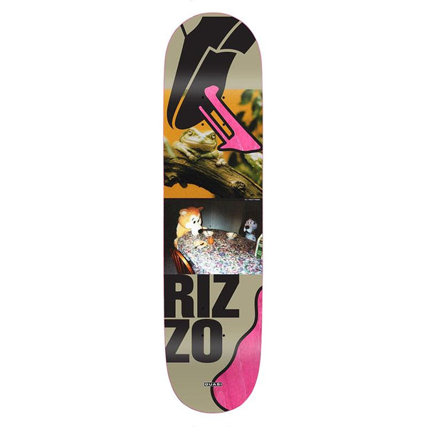 A QUASI RIZZO CEREAL skateboard.