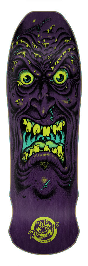 A SANTA CRUZ ROSKOPP FACE REISSUE skateboard.