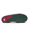 A black and green NB NUMERIC FOY 306 sneaker with red soles from NB Numeric.