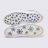 A pair of white VANS sneakers with stars on them, perfect for fans of VANS or SKATE style.