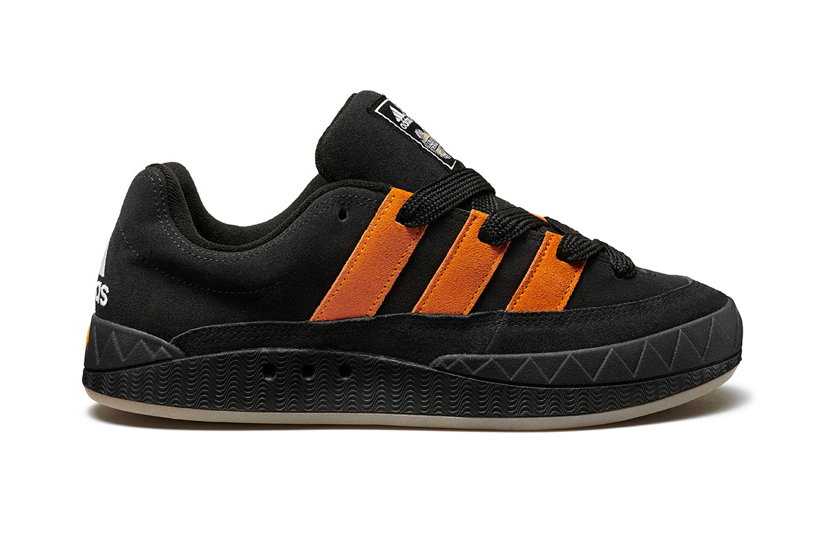 ADIDAS JAMAL SMITH ADIMATIC BLACK / ORANGE RUSH Bluetile Skateboards