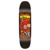 A Strangelove skateboard with a cartoon character on it.