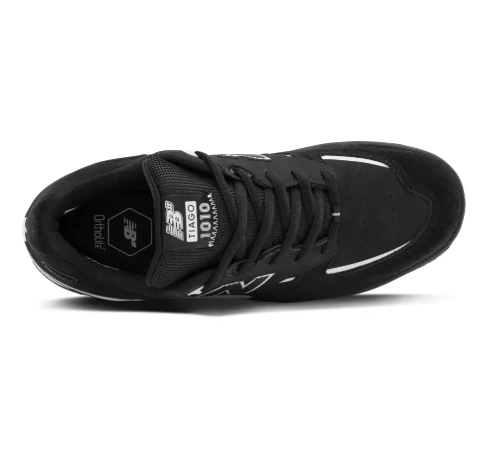 NB NUMERIC 1010 TIAGO LEMOS BLACK / WHITE sneakers in black and white.