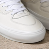 A close up of a VANS DAZ SKATE HALF CAB WHITE tennis shoe.