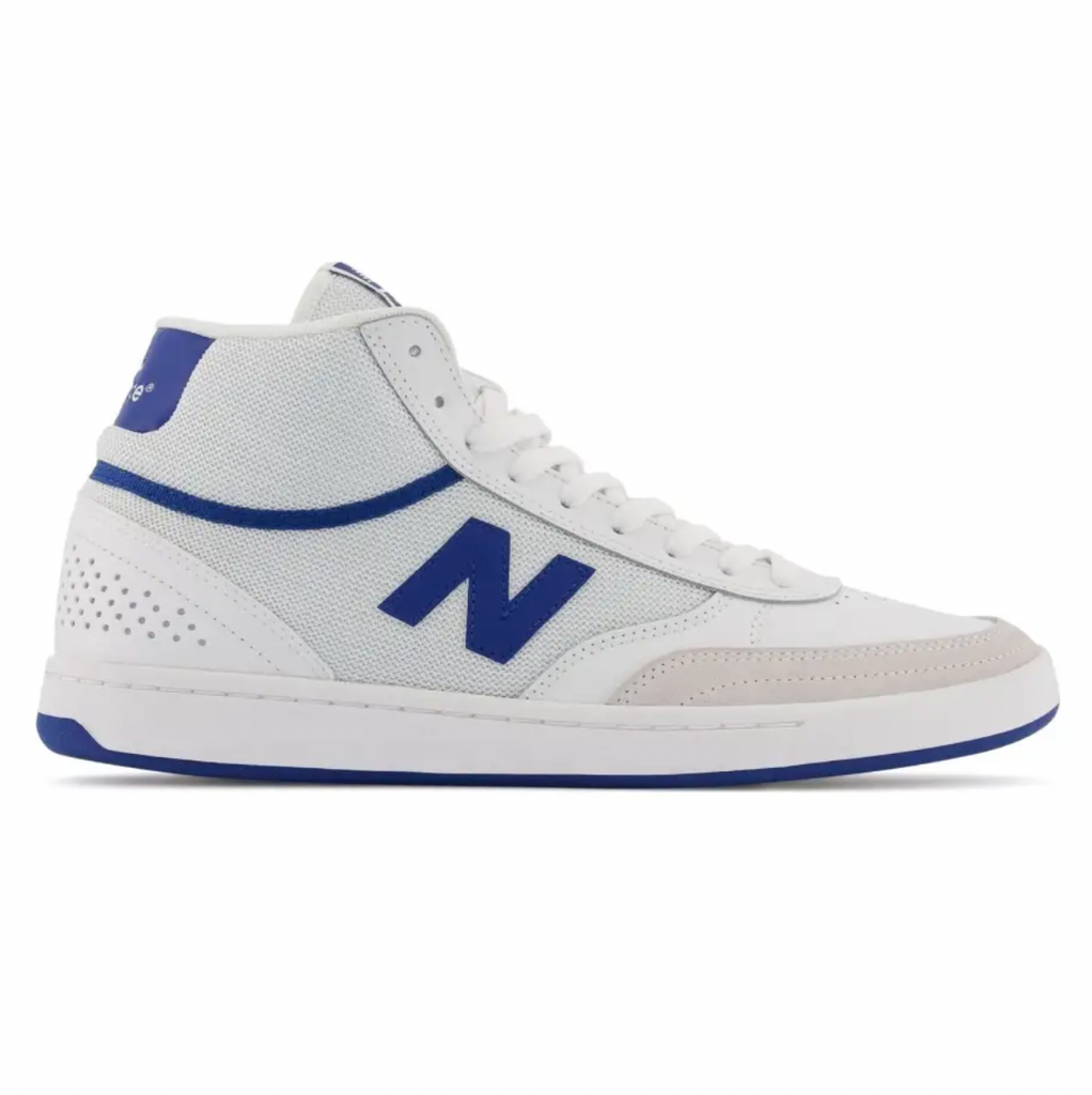 A white and blue NB NUMERIC 440 sneakers.