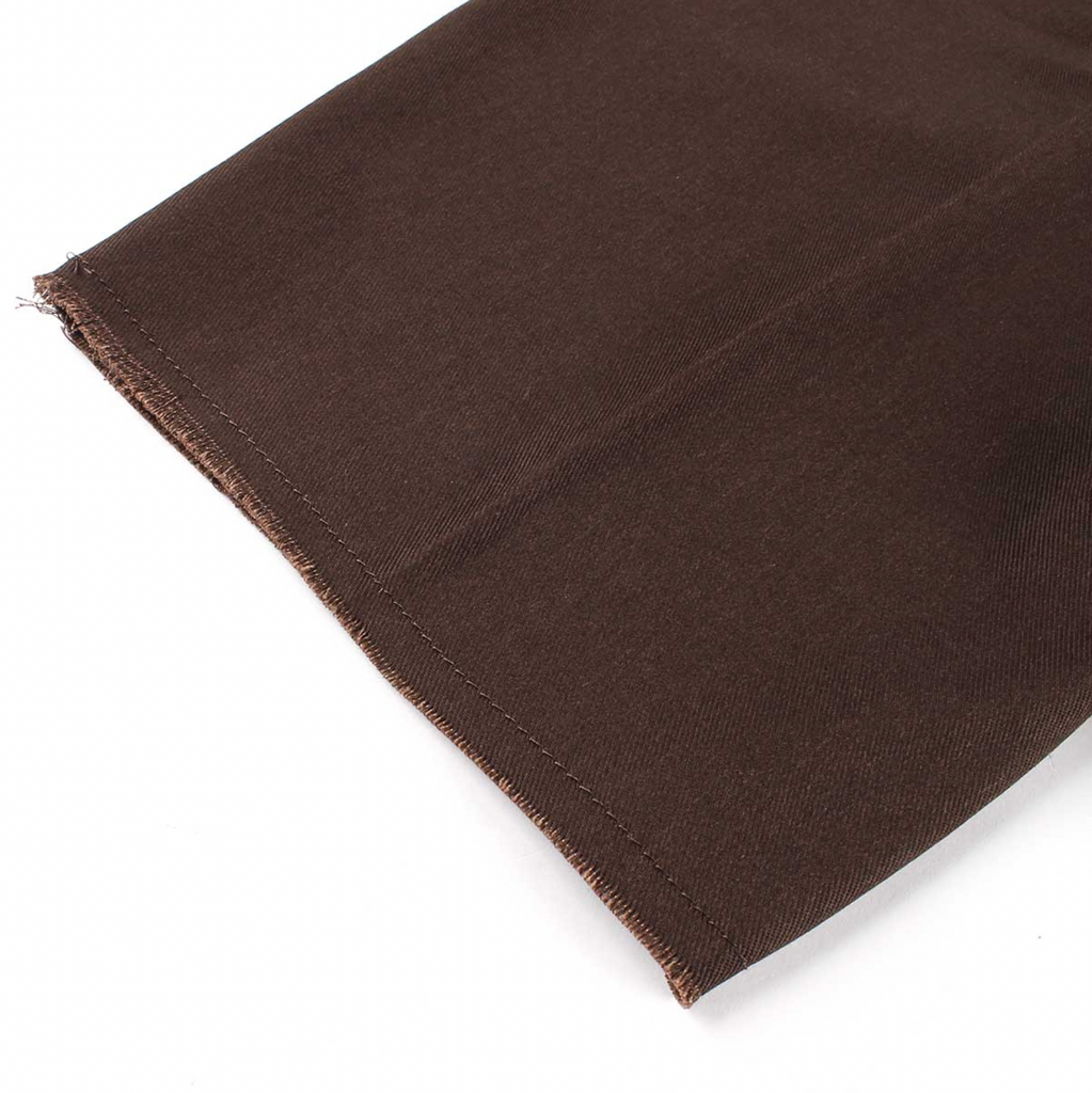 A close up of DICKIES VINCENT ALVAREZ SHORTS CHOCOLATE BROWN on a white surface.