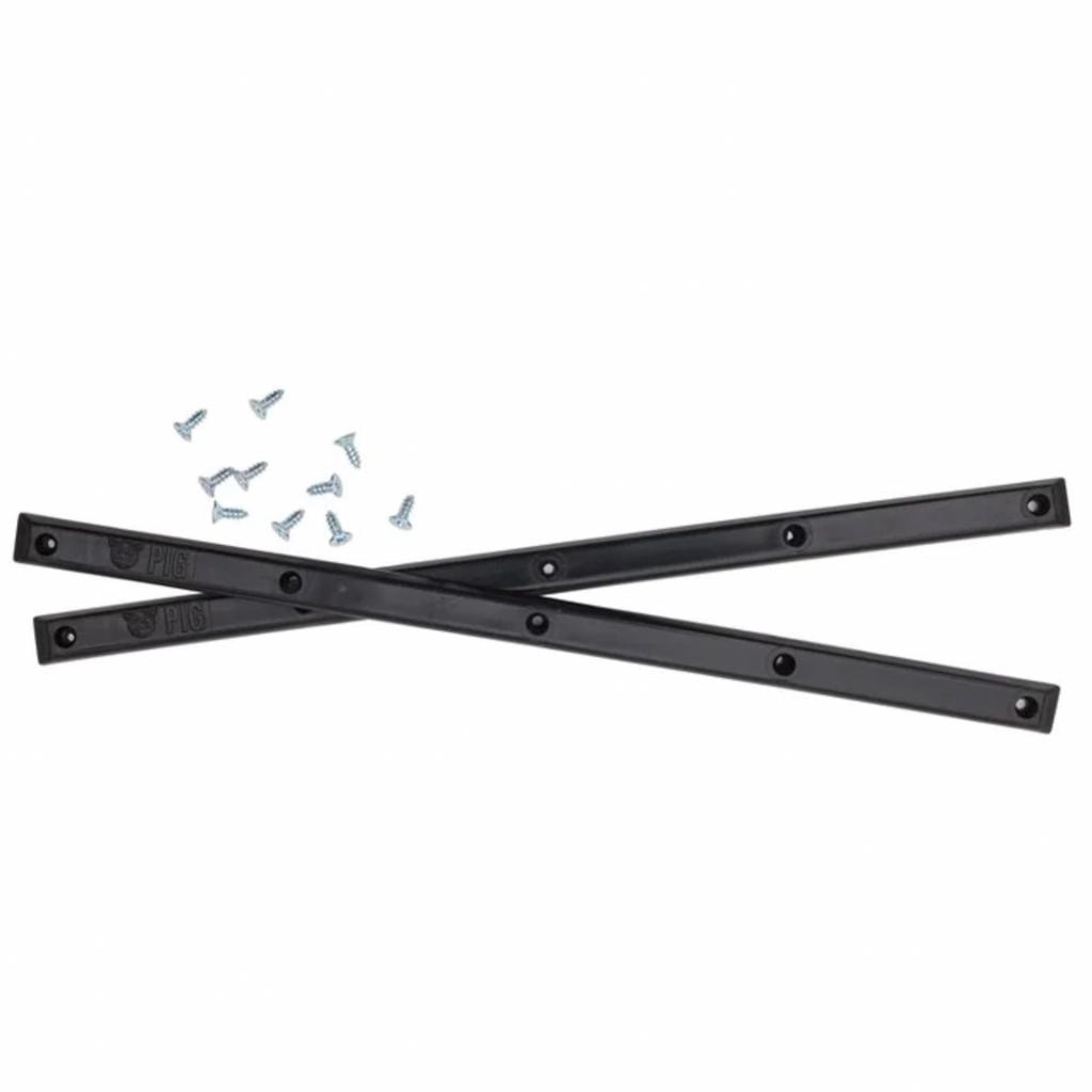 Chipboard Rails PIG BOARD RAILS BLACK– Bluetile Skateboards