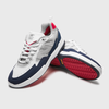 a pair of NB NUMERIC 808 TIAGO WHITE / BLUE / RED sneakers.