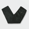 A pair of VOLCOM LOPEZ TAPERED CORDUROY PANTS CEDAR GREEN on a white background.