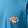 A Dickies crest logo pocket tee bright cobalt shirt.