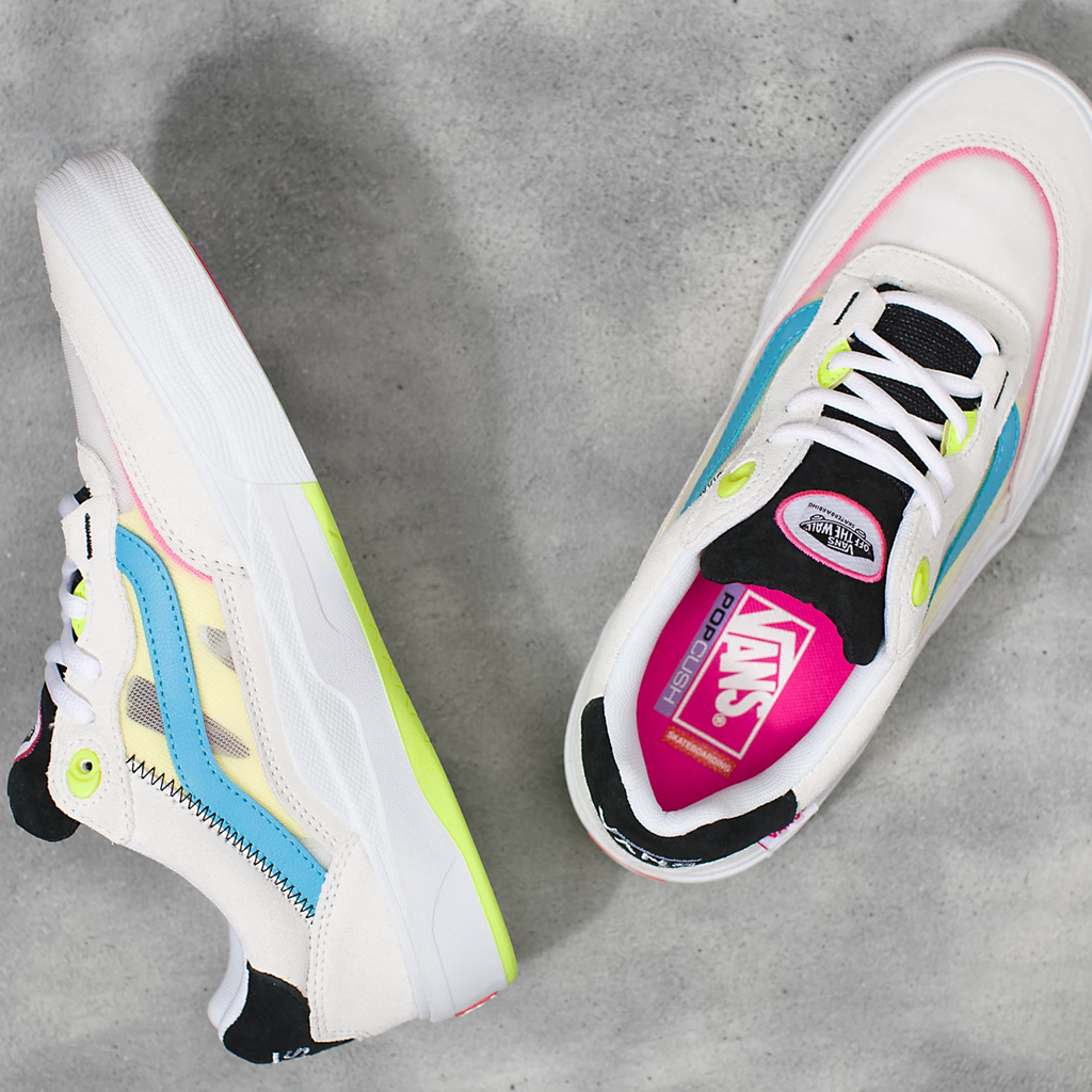 VANS SKATE NEON WAYVEE WHITE / MULTI– Bluetile Skateboards VANS SKATE NEON WAYVEE WHITE / MULTI– Bluetile Skateboards