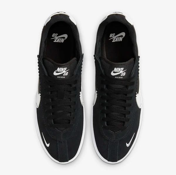 The nike SB BRSB black/black/white is black and white.