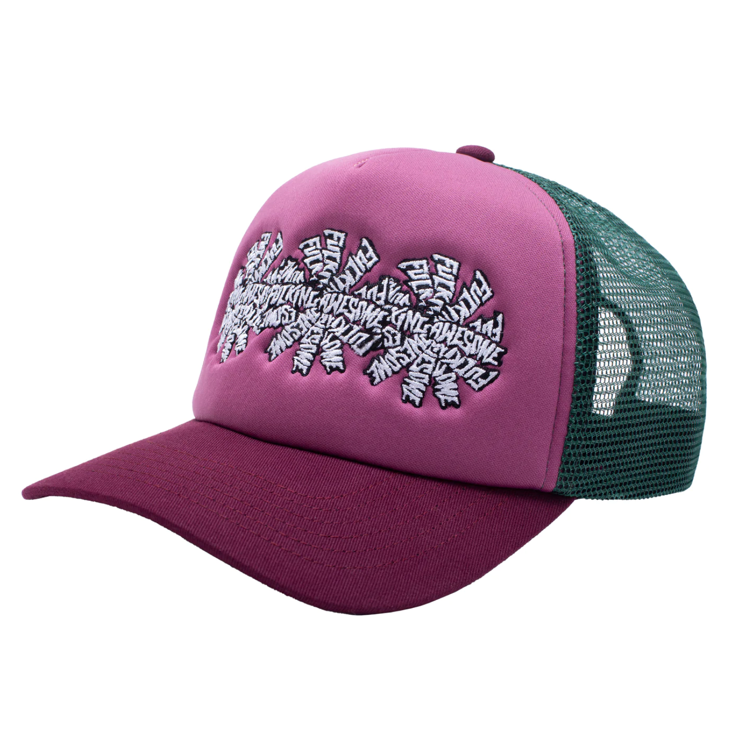 【FUCKING AWESOME】PBS LOGO SNAPBACK MAROON fucking-awesome-pbs-logo-