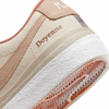 A close up view of the sole of the shoe that says Doyenne