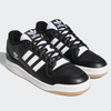 A pair of ADIDAS FORUM 84 LOW ADV BLACK / WHITE sneakers.
