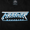 A black THRASHER FUTURE LOGO TEE with the word THRASHER logo.