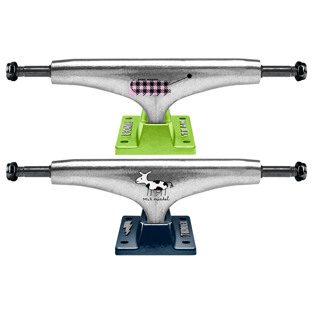 A set of THUNDER TRUCKS X FROG TEAM EDITIONS 148 (SET OF TWO) by THUNDER on a white background.