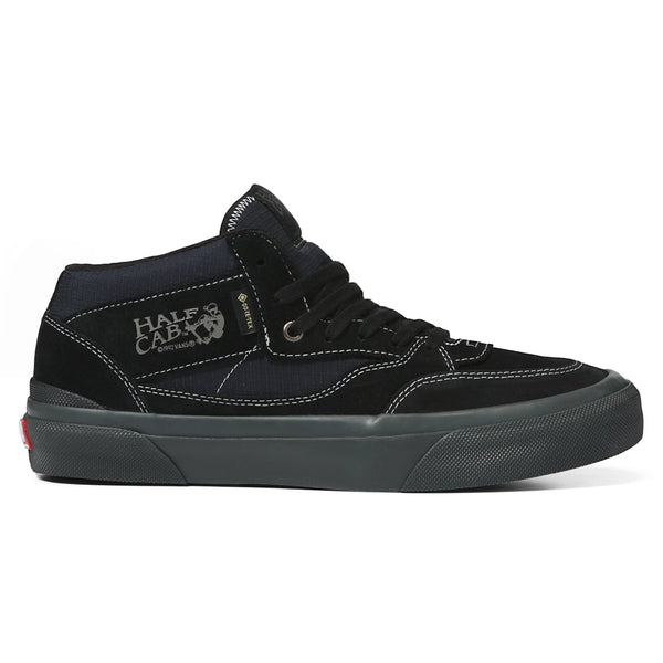 Vans SKATE HALF CAB GORE-TEX black suede sneakers.