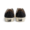 A pair of LAST RESORT AB X DANCER VM003 CANVAS BLACK sneakers with a white logo on the side.