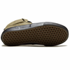 A close up of VANS SKATE MC 96 VCU DARK OLIVE shoes on a white background.