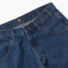 A close up of a pair of DICKIES JAKE HAYES DENIM STONEWASH VINTAGE BLUE jeans.