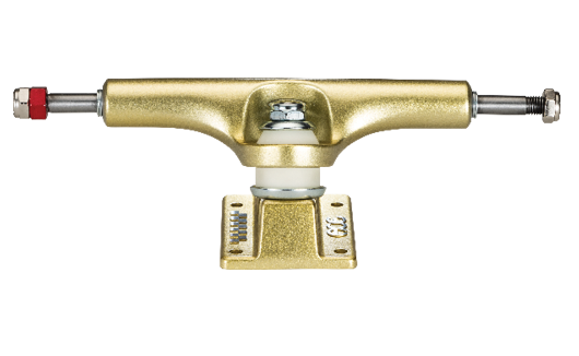 An ACE AF1 66 GOLD (SET OF TWO) skateboard truck on a white background, featuring the Ace logo.