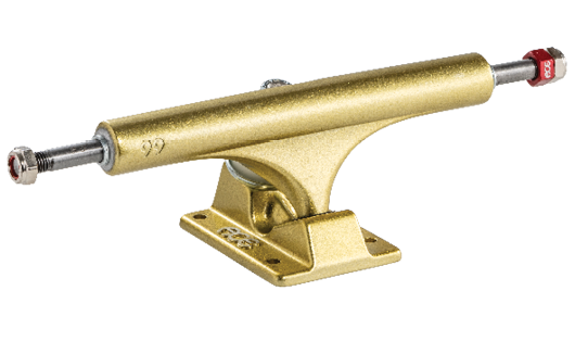 An ACE AF1 77 GOLD (SET OF TWO) skateboard truck on a white background.