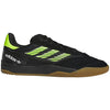 A black and green ADIDAS COPA NATIONALE BLACK / SIGNAL GREEN / GUM soccer shoe.