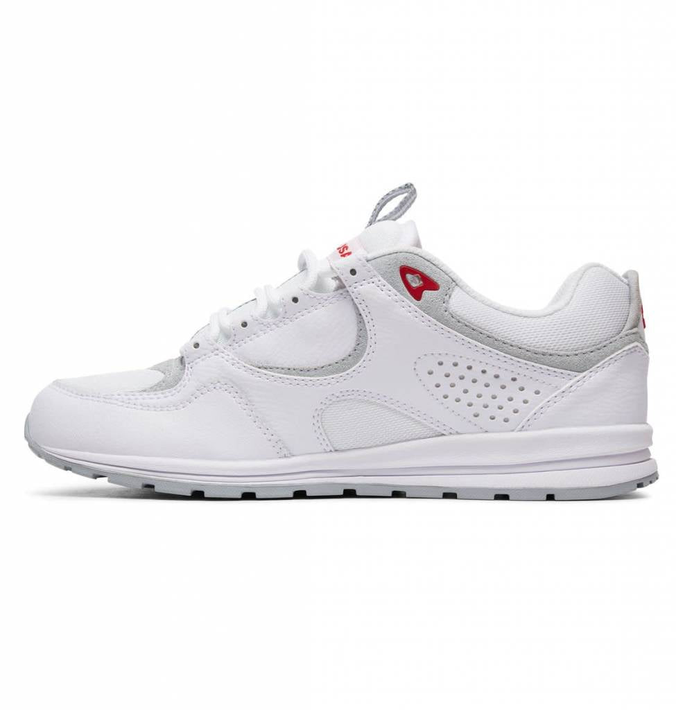 DC Kalis Lite women's shoes in white and red.