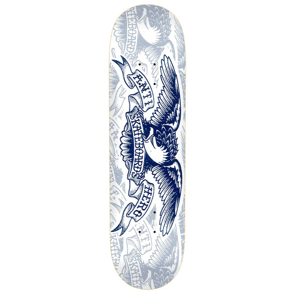 An ANTIHERO COPIER EAGLE PRICE POINT skateboard.
