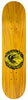 A FLYING RAT BERES 8.28 skateboard with a yellow and black design on it. (Brand Name: ANTIHERO)