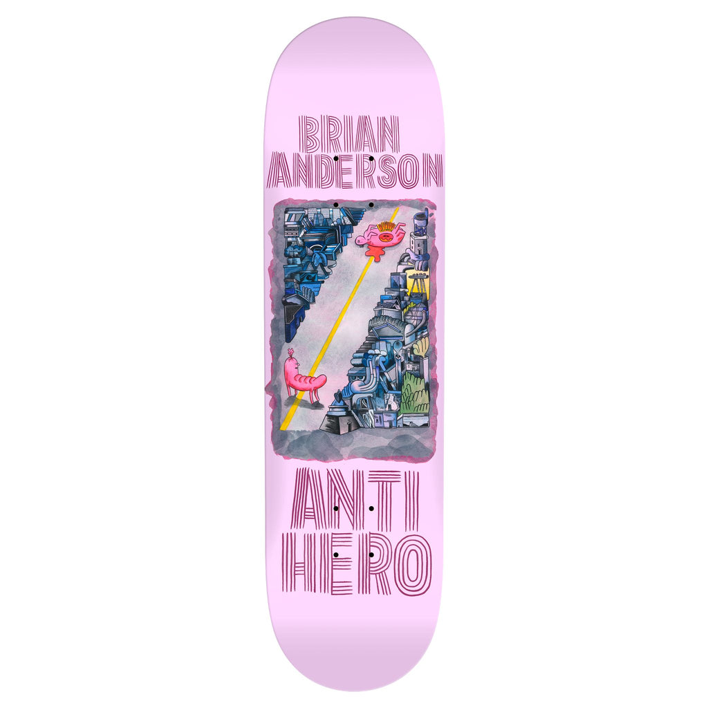 Brian Anderson ANTI HERO ANDERSON HUG PAVEMENT skateboard deck - 8.0, designed for those who want to HUG PAVEMENT.