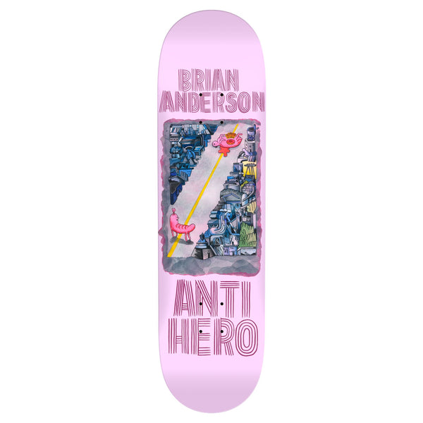 Brian Anderson ANTI HERO ANDERSON HUG PAVEMENT skateboard deck - 8.0, designed for those who want to HUG PAVEMENT.