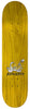 A yellow skateboard with the ANTIHERO DAAN 8.5 BOOK OF ANTIHERO brand on it.
