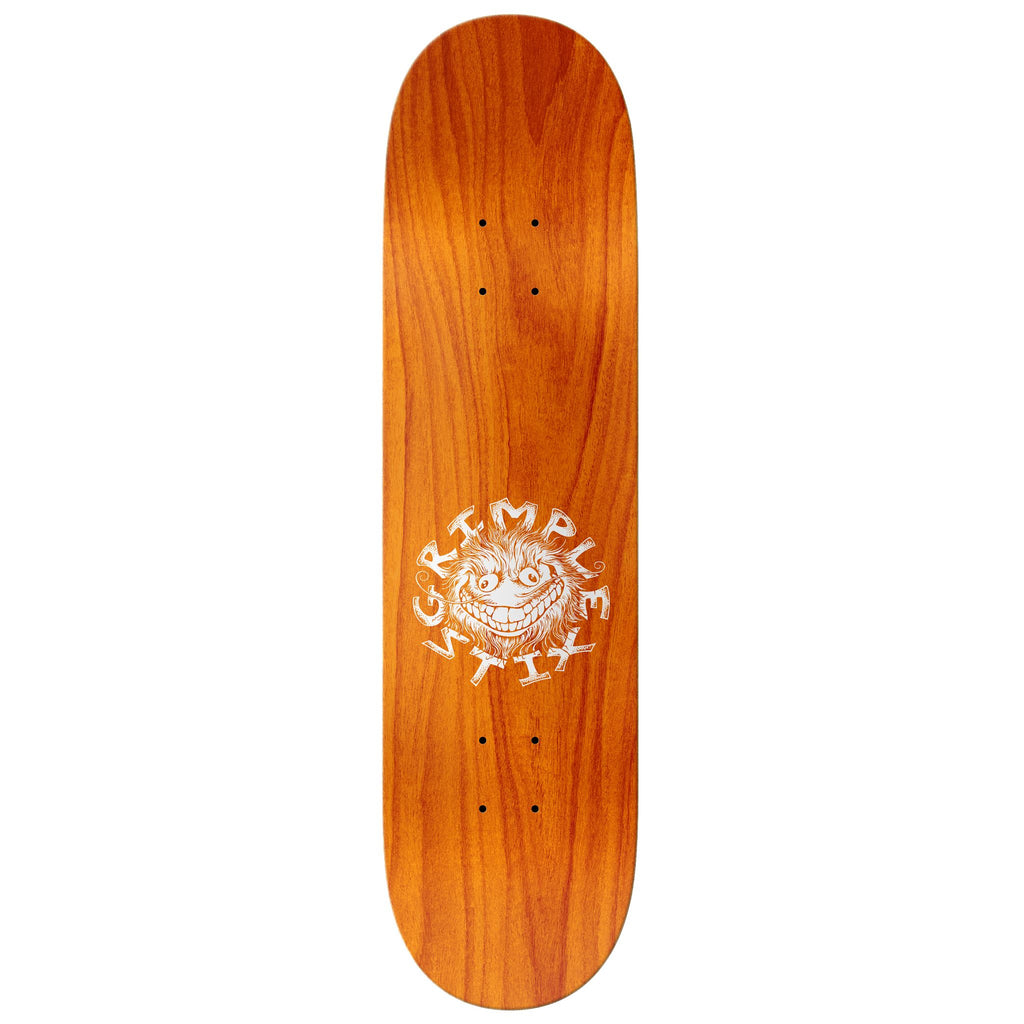 A skateboard with the ANTIHERO logo on it.