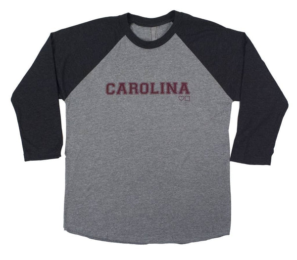 Bluetile raglan 3/4 sleeve tee.